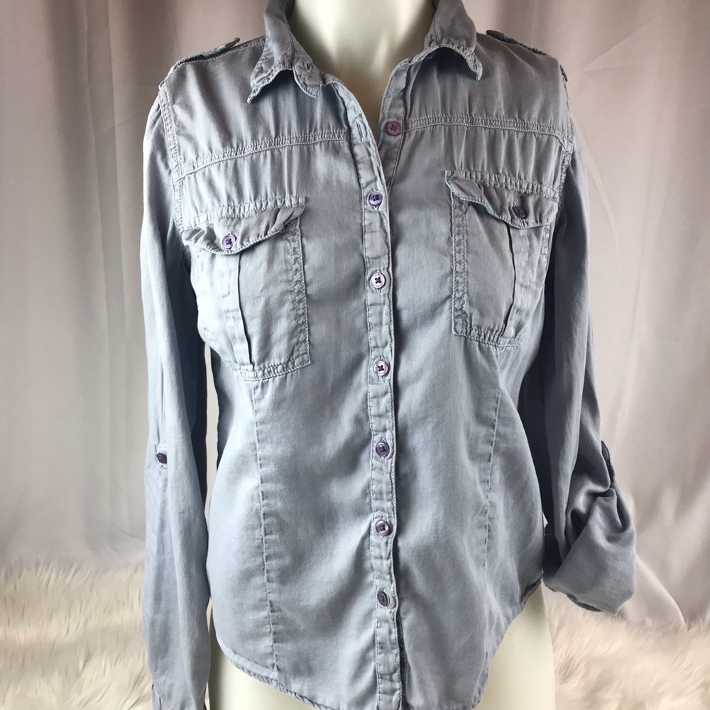 Staring at Stars Button Up Blouse Size Small